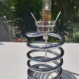 Spring lamp and opaline design