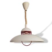 Scandinavian  white flying saucer lamp