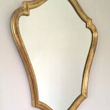 Old mirror gilded frame with leaf 48x60cm