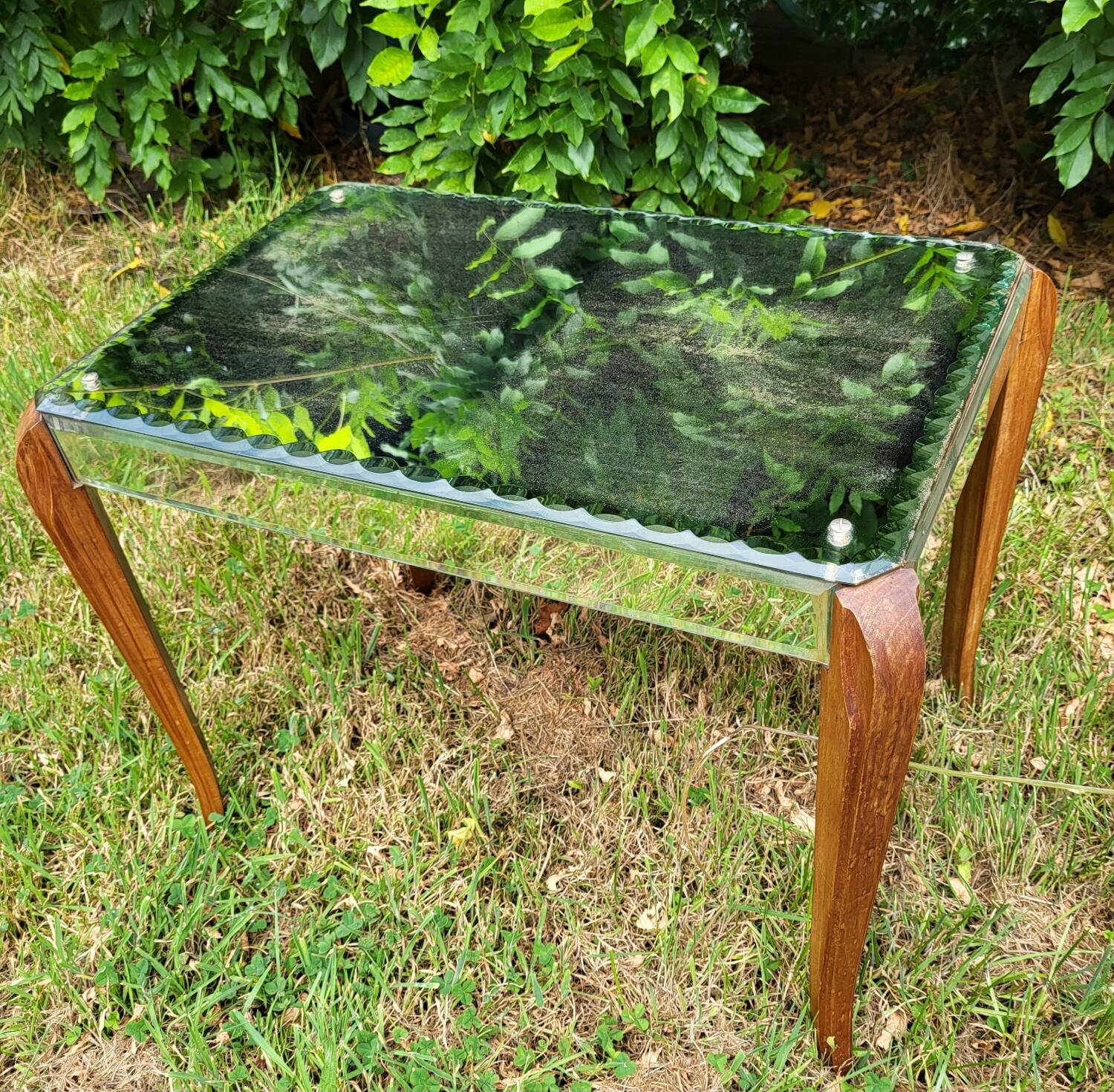 Art Deco Mirrored Coffee Table