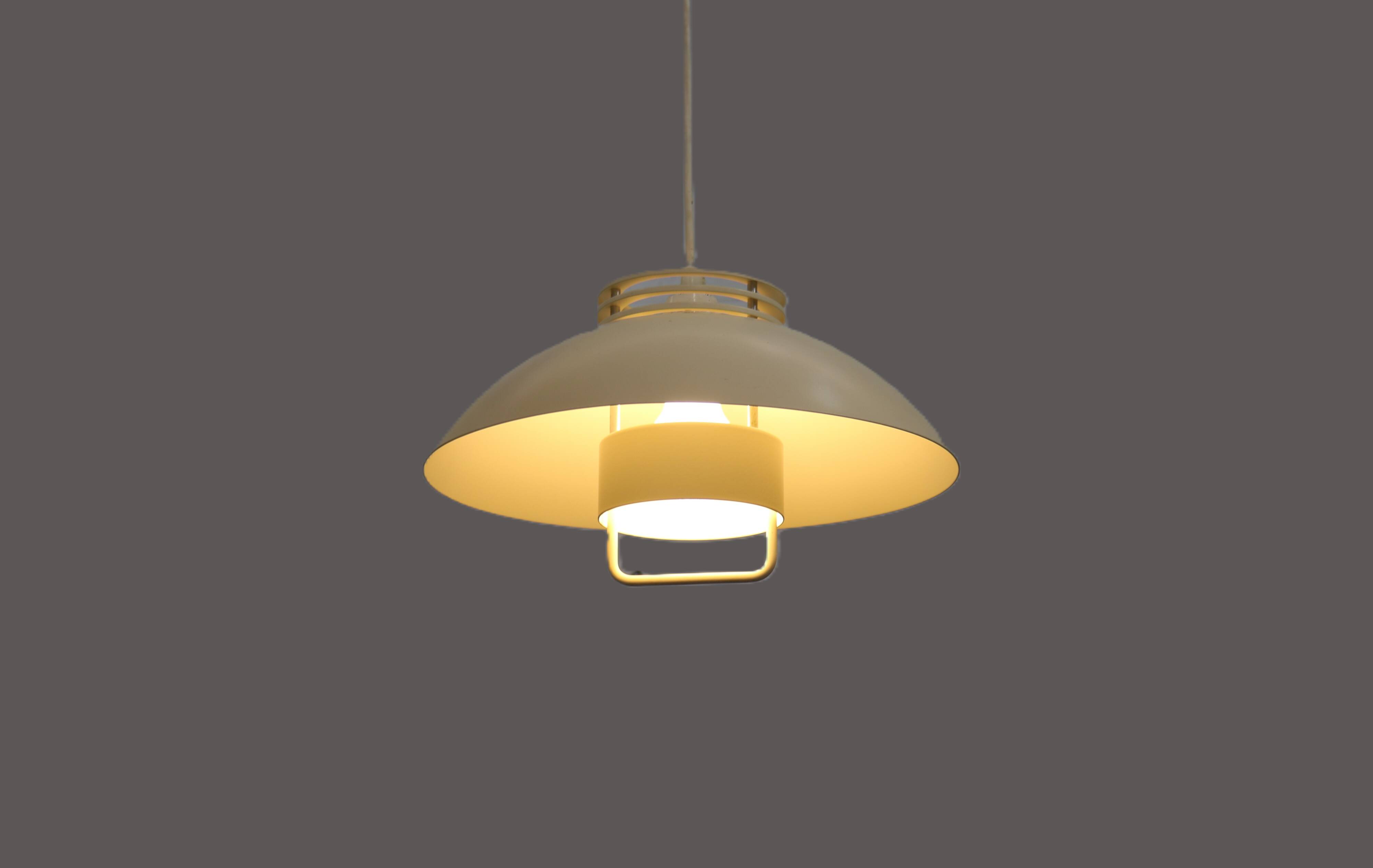 Danish Design Lamp *** Lyfa  *** beige white color *** Denmark 1970