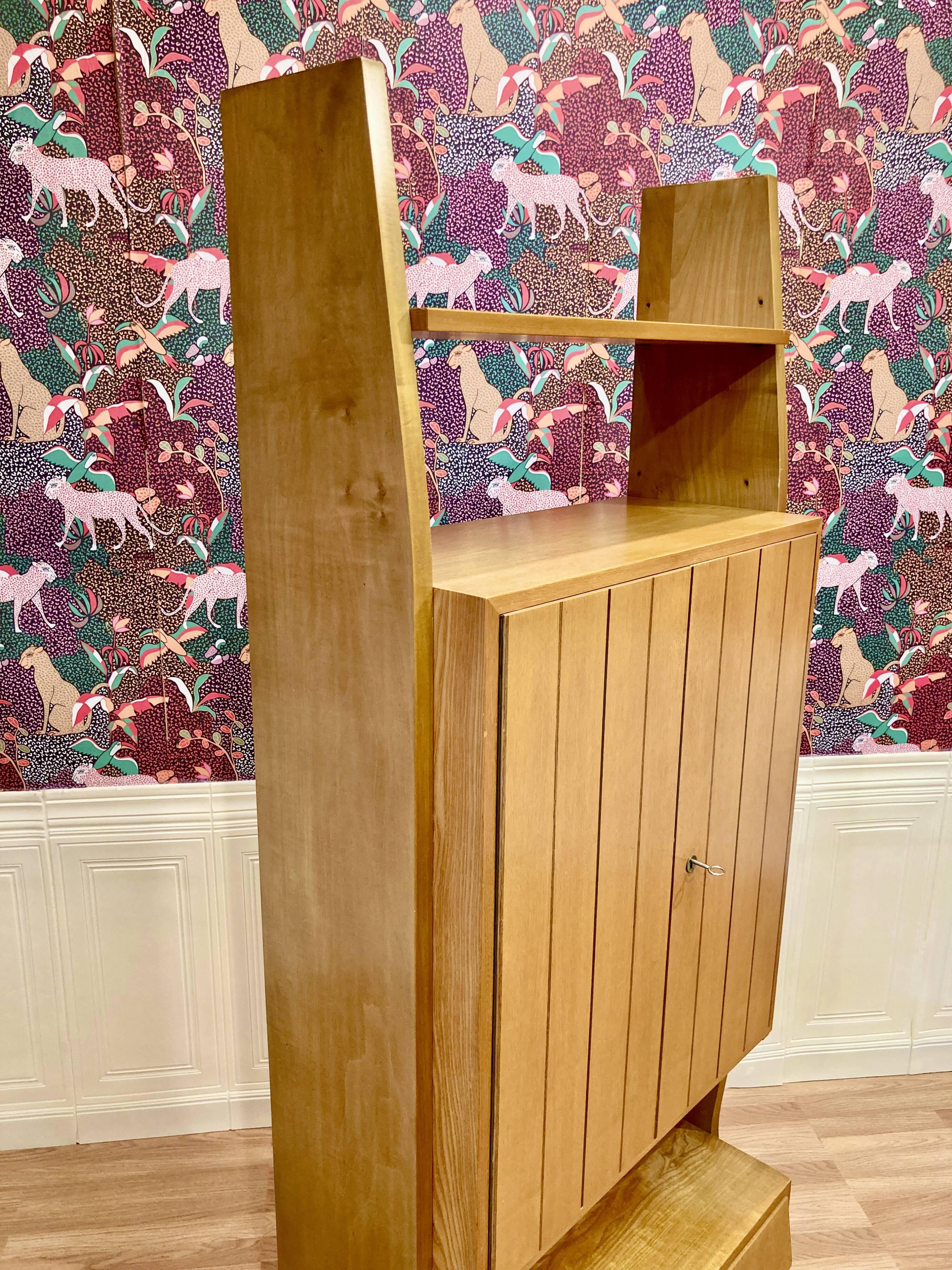 MODULAR STORAGE UNIT BEECH DESIGN 1950.