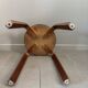 Pair of Artek stools model E60 (rare version with 4 legs), Alvar Aalto