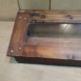 Former wooden display case