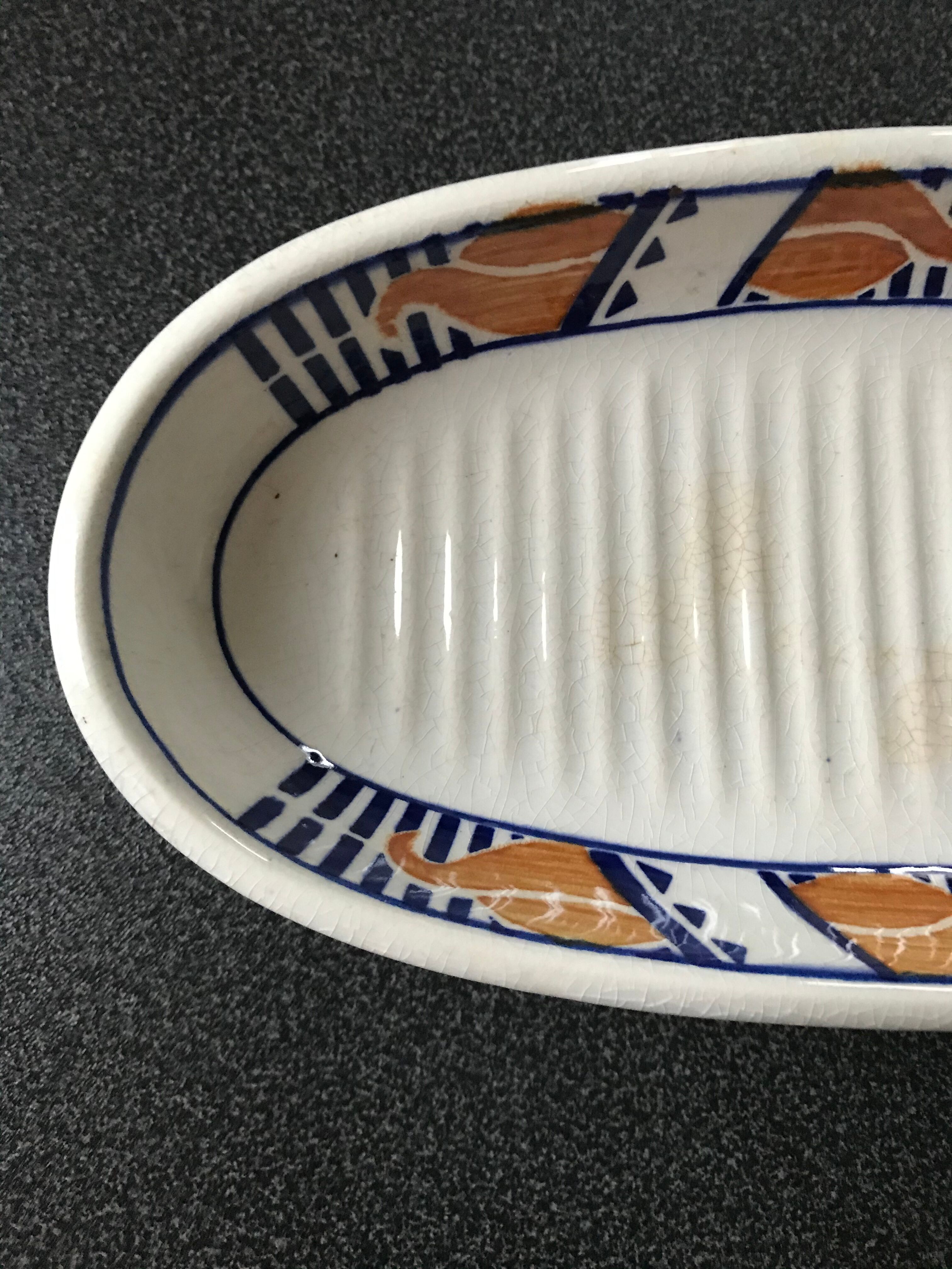 Old iron earth soap dish. Moulin des Loups