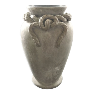 Vase décor cordage en