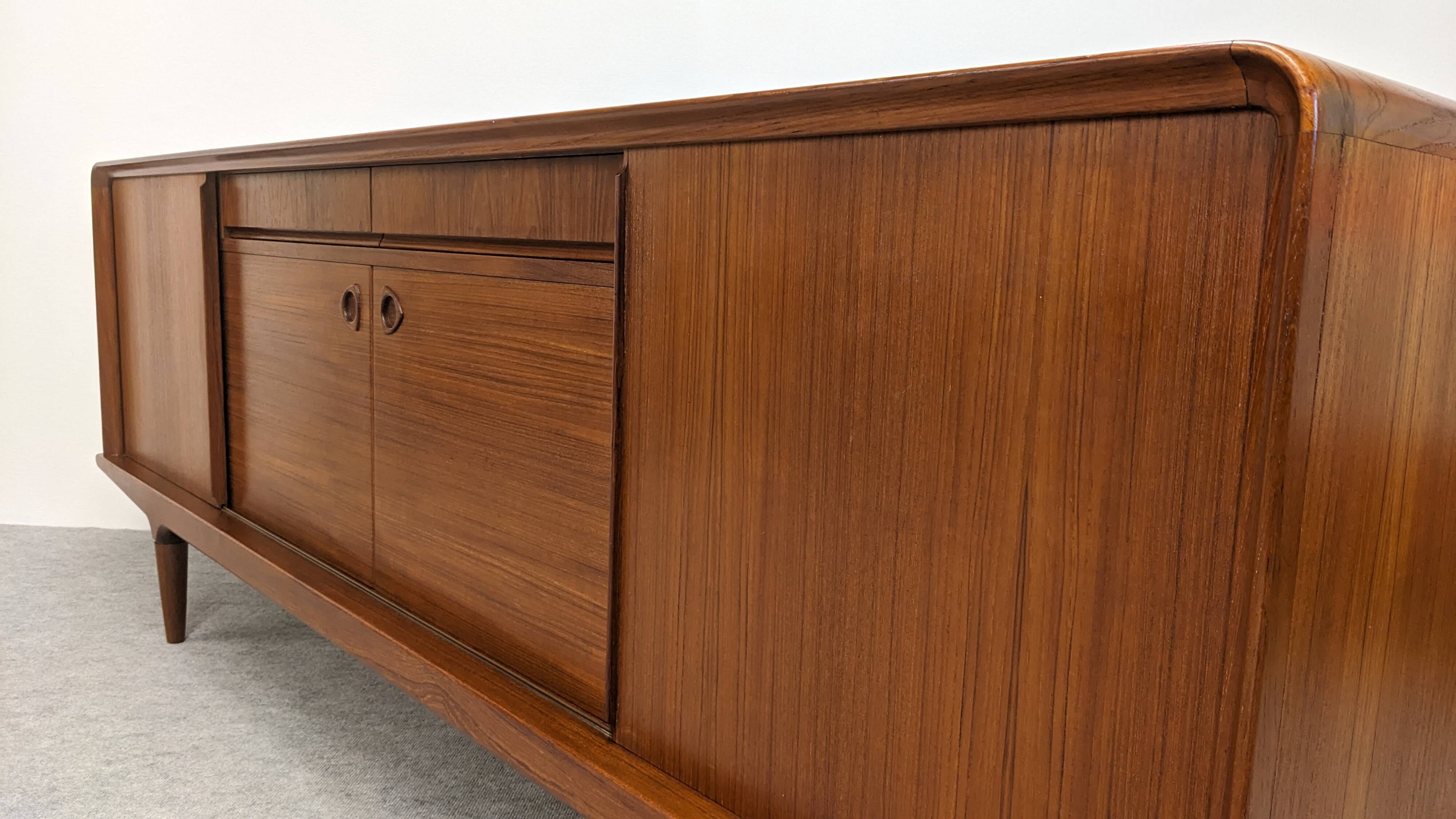 Teak enfilade by Johannes Andersen for Clausen & Son, Denmark 1960.