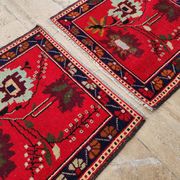 Small vintage decorative kilim rug 77x81 cm