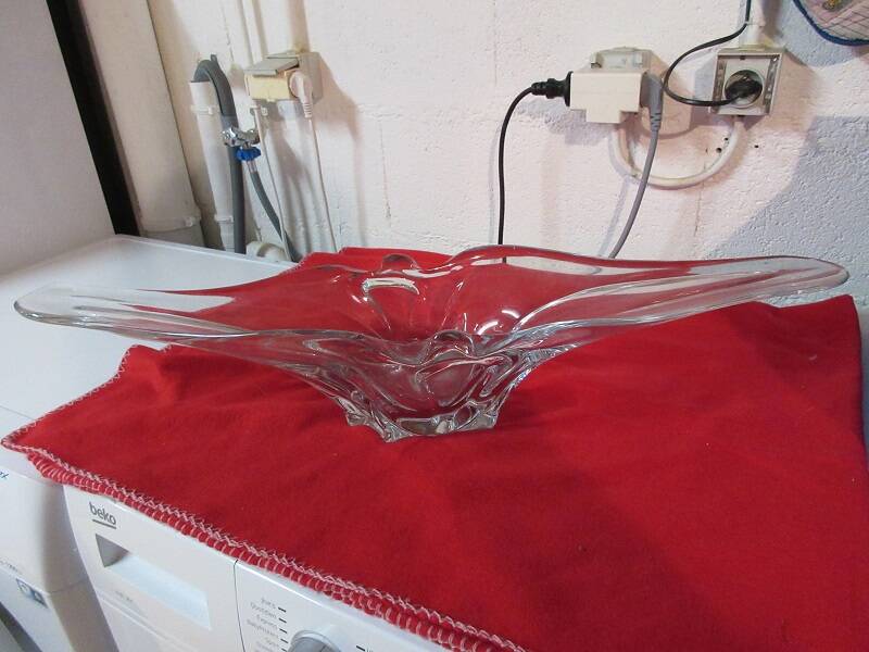 Antique crystal bowl "Cristallerie de Lorraine"