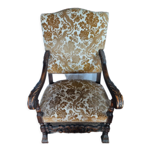 Fauteuil du 19eme tapisserie