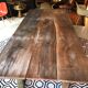Table de ferme sur tréteaux