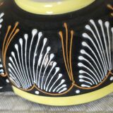 Breton bowl with ears signed HB Quimper
