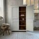 White cutter cabinet