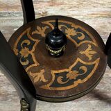 Napoleon III era ceremonial table in Boulle marquetry around 1850