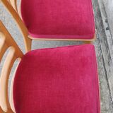 Series of 4 art deco chairs
