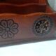Vintage breton decor wooden mail holder