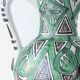 Spanish ceramic pitcher from the mid-century Mudéjar style in green and black, Punter.