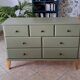 Commode basse vert Thisted
