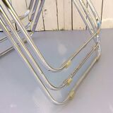 Set of three chairs Plia, Giancarlo Piretti, 70's