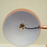 Copper table lamp, 2 spherical heads
