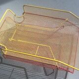 2 metal baskets 80's