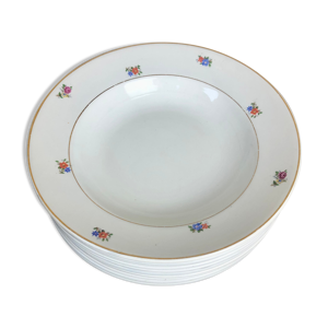 set de 10 assiettes creuses