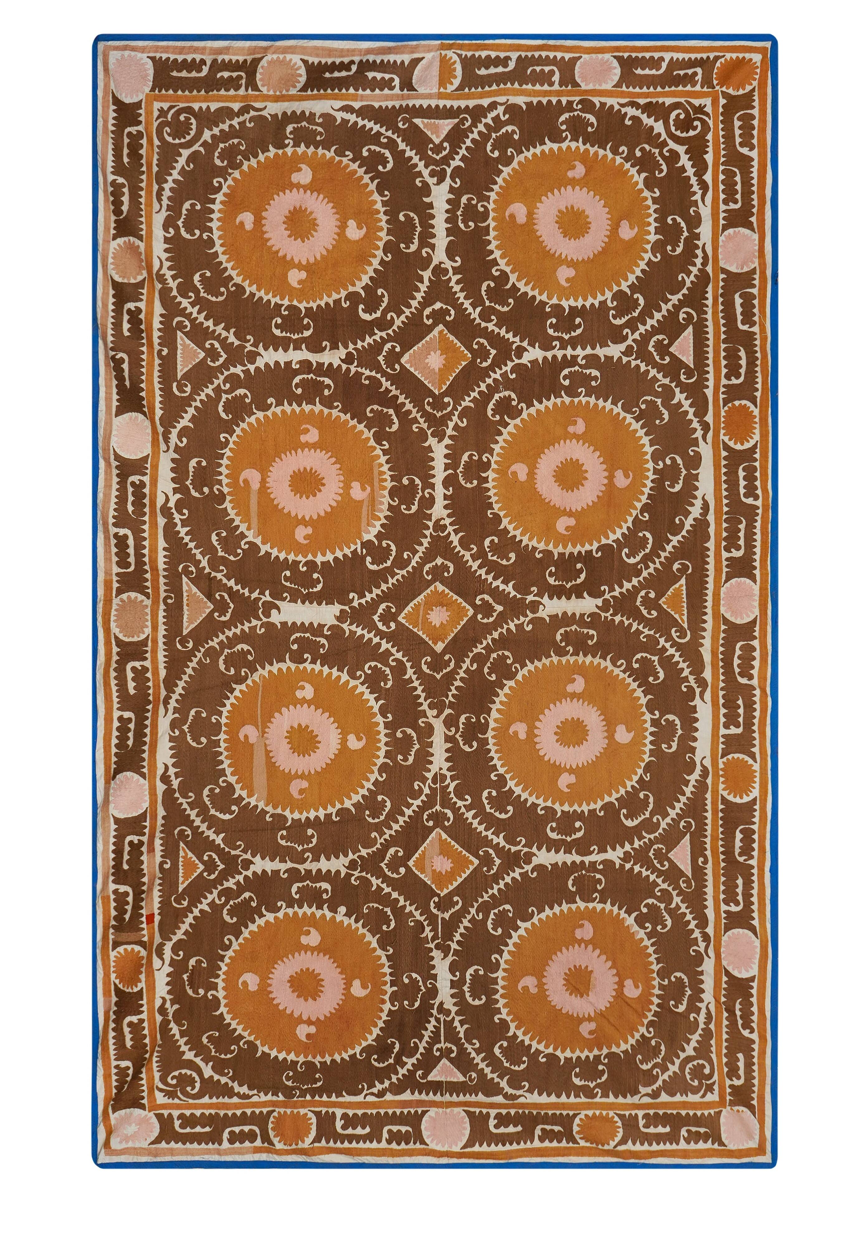 Hand-knotted rug, vintage Turkish rug 230x370 cm