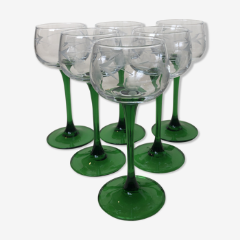 Set of 6 glasses Alsace Luminarc, made in France