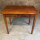 Walnut wood desk with a drawer