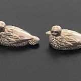 Salt and pepper shaker duck form brand silea