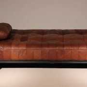 Daybed ‚DS-80‘ in Cognac Patchwork Leather by De Sede | Switzerland 1970s