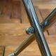 Nickel-plated metal dessert trolley