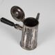 Individual silver-plated chocolate pot