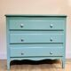 Green wood Provence chest of drawers