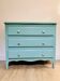 Green Provence wooden chest of drawers