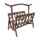 1950s rattan magazine holder
