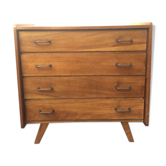 Commode vintage pieds compas