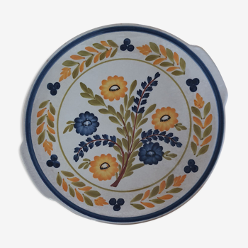 Signed Quimper earthenware plate - Youen