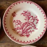 Chardons Gien dessert plates