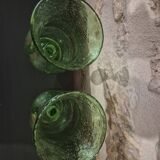 Glass candle holders