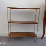 Metal wall shelf