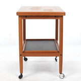 Tea cart with folding table top, Poul Jeppesen, Denmark, circa 1965