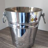 Vintage silver-plated metal champagne bucket