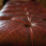 Bergère armchair and its "Chesterfield" footrest