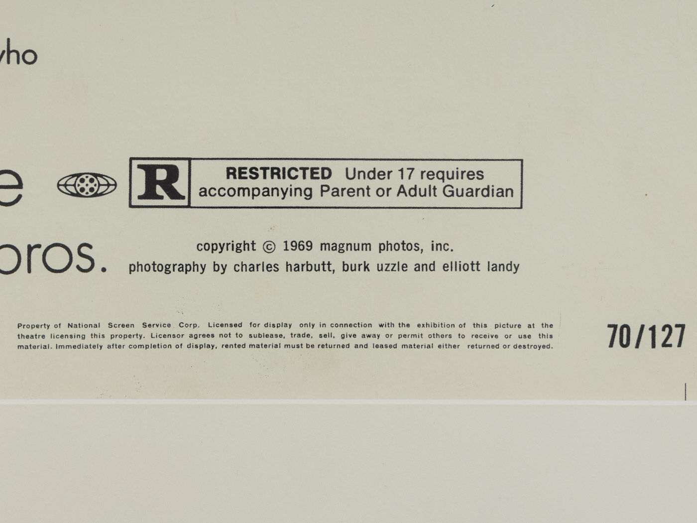 Woodstock, movie poster, 92 x 123 cm