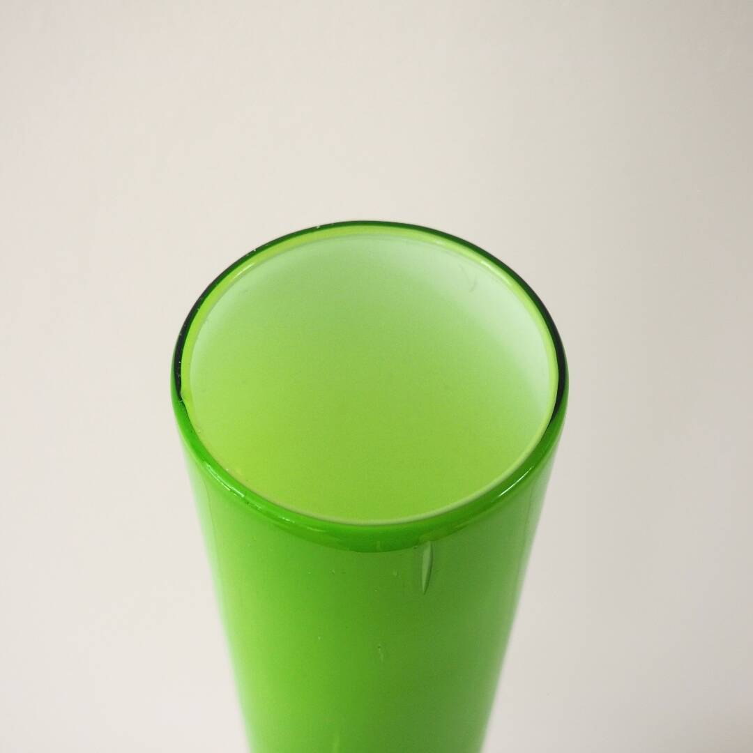 MCM Scandinavian Style Vase - Empoli Glass - 1950s - Italy