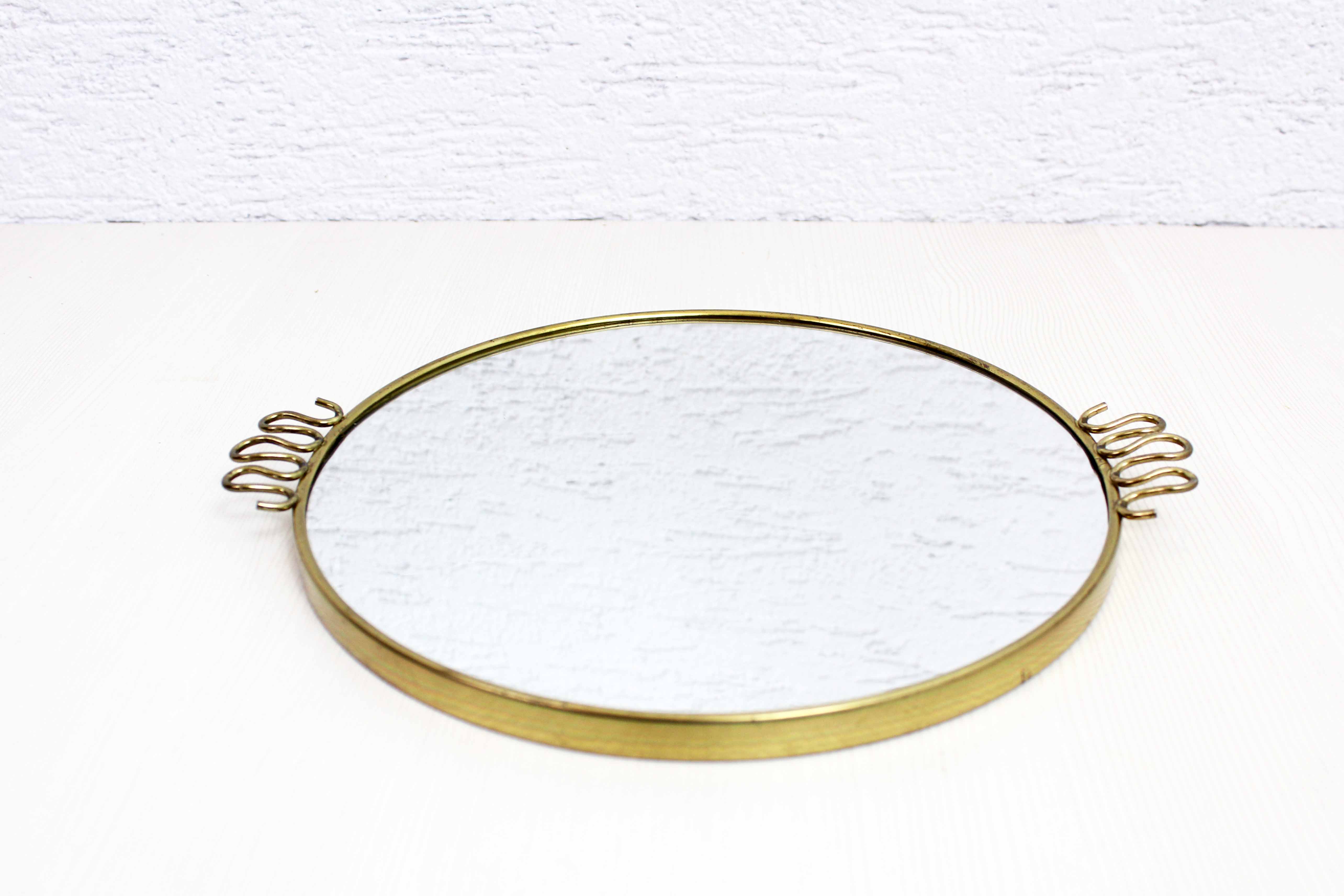 Vintage mirror tray