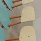 Lot de 4 chaises bois TON Bystrice ( Thonet ) bleu clair , lot 2