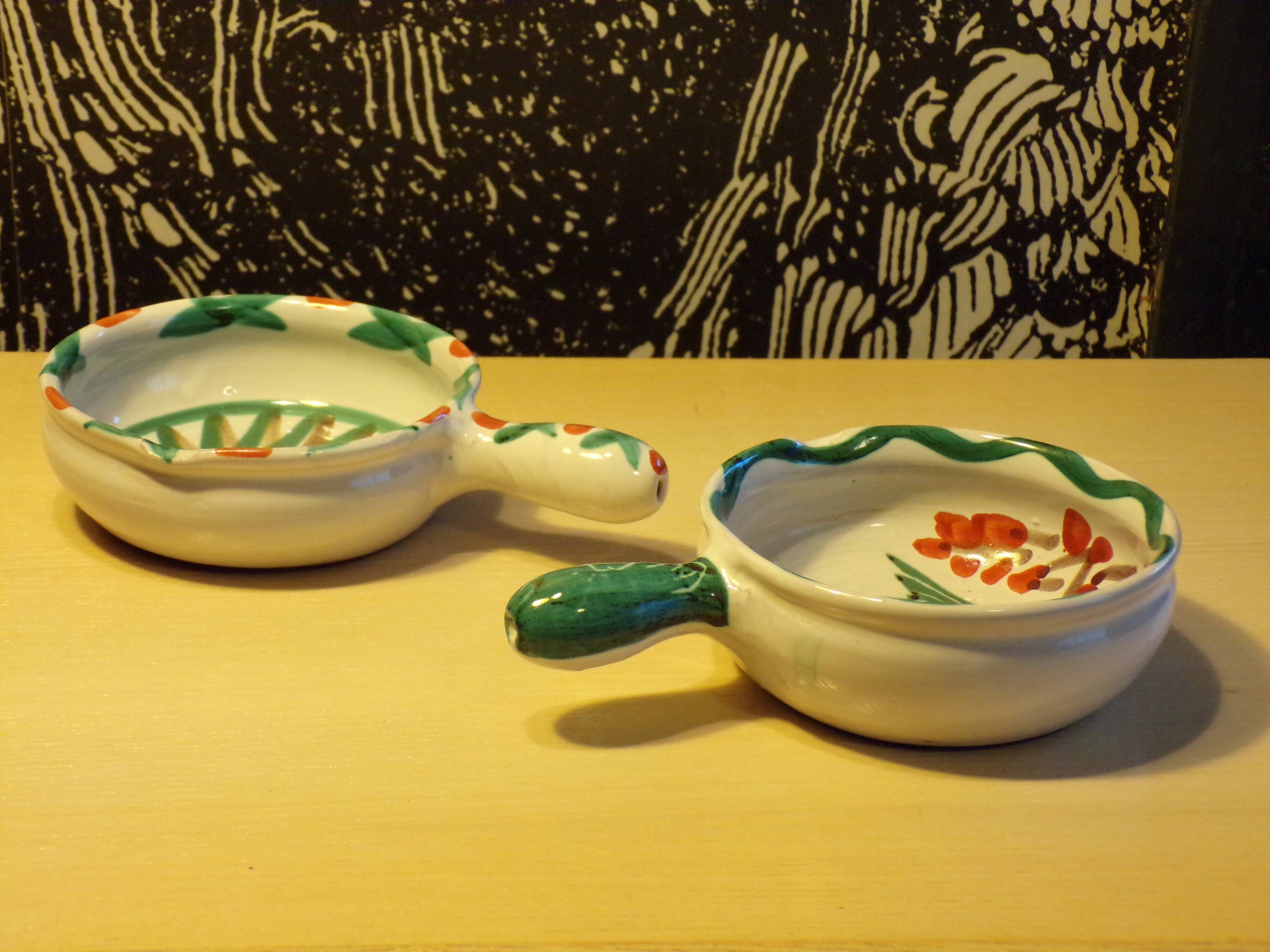 2 ceramic pots by Antoine Fazio in Vallauris