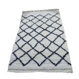 Handmade wool Berber rug 150 X 100 CM